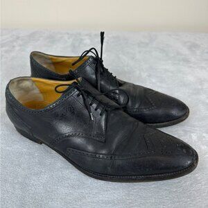 Hermes Oxford Black Shoes Men’s Size 42 EU/9 US
